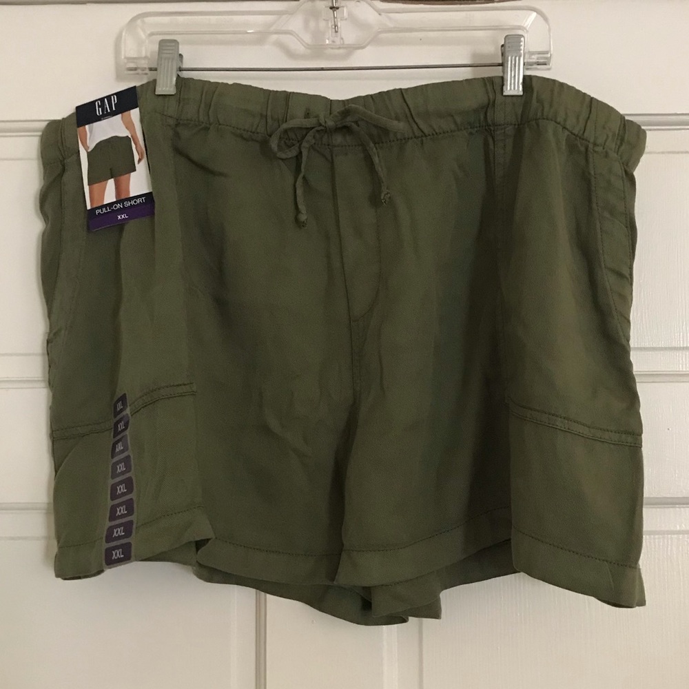 New GAP Pull-on Short *Olive Green* Size XXL NWT
